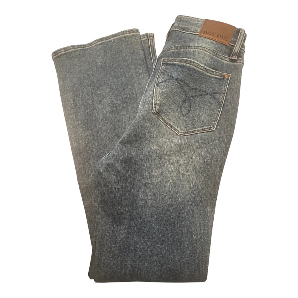 Judy Blue Boot Cut Jeans Women 7/28 Blue High Rise Stretch Denim JB88783